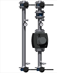 Модуль прямой D 50 с энергоэффективным Pumpman STAR 50/12F 1х220 V
