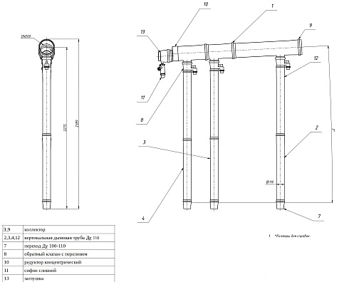 для 3х котлов