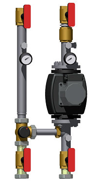 Модуль смесительный D 40 с Pumpman 3GRS 40/12F-M 1х220 V