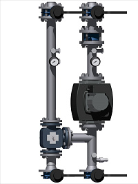 Модуль смесительный D 50 с энергоэффективным Pumpman STAR 50/12F 1х220 V