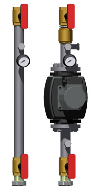 Модуль прямой D 40 с Pumpman 3GRS 40/12F-M 1х220 V