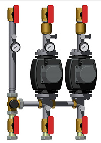 Модуль смесительный D 40 2 х с энергоэффективным Pumpman STAR 40/12F 1x220 V